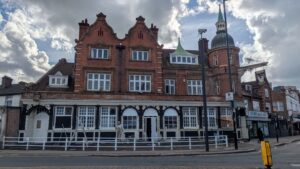 Leslie Arms, with the scaffolding and hoarding removed, October 2025