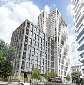 Planning images of the proposed building to be built on the City Link site, near East Croydon Station